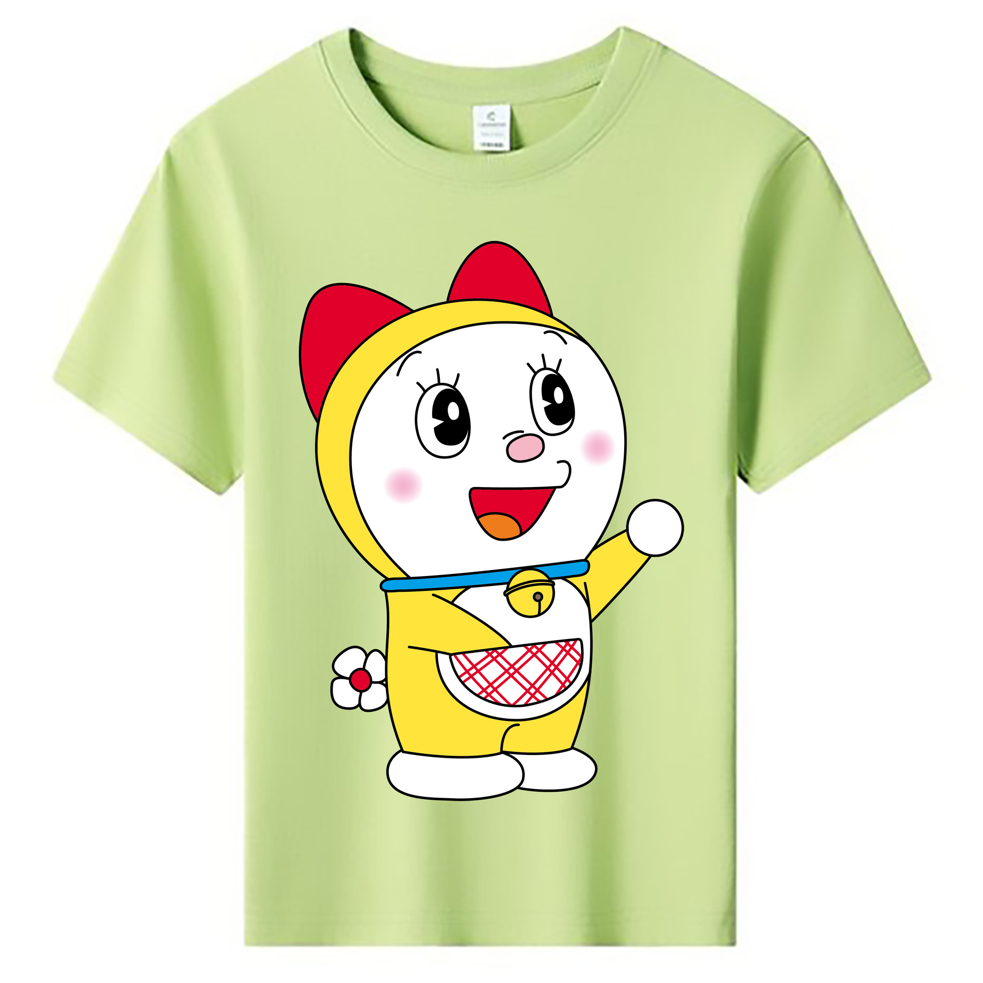 （画像用） ドラえもん ドラミ Doraemon Dorami 綿100％キッズTシャツ（フロントプリント）